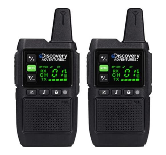 זוג מכשירי ווקי טוקי עם מסך תצוגה רחב  DS-820 Discovery