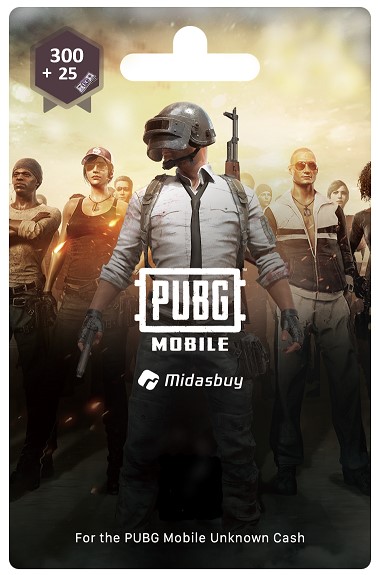 כסף וירטואלי Unknown Cash - 325 Value PUBG Mobile