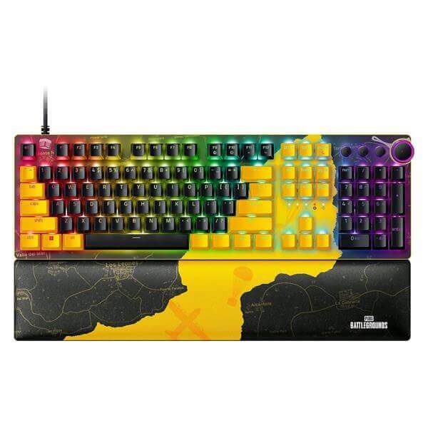 מקלדת גיימינג אלחוטית Huntsman v2 PUBG Edition Razer