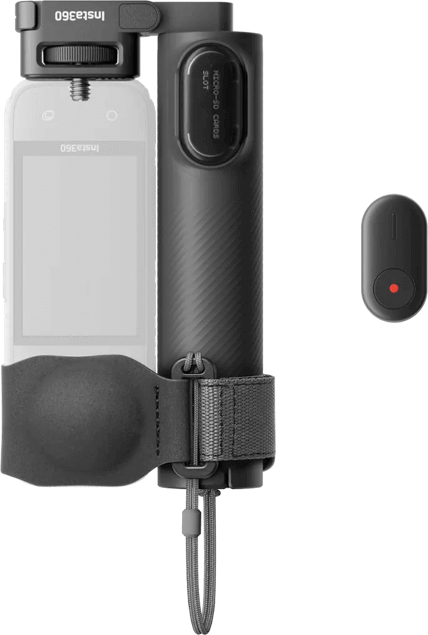 קיט מוט סלפי מתקפל + שלט למצלמות אקסטרים Foldable 2-in-1 Selfie Stick Remote Kit Insta360