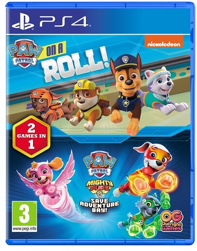 PAW Patrol – On a Roll + Mighty Pups Compilation Playstation - PS4