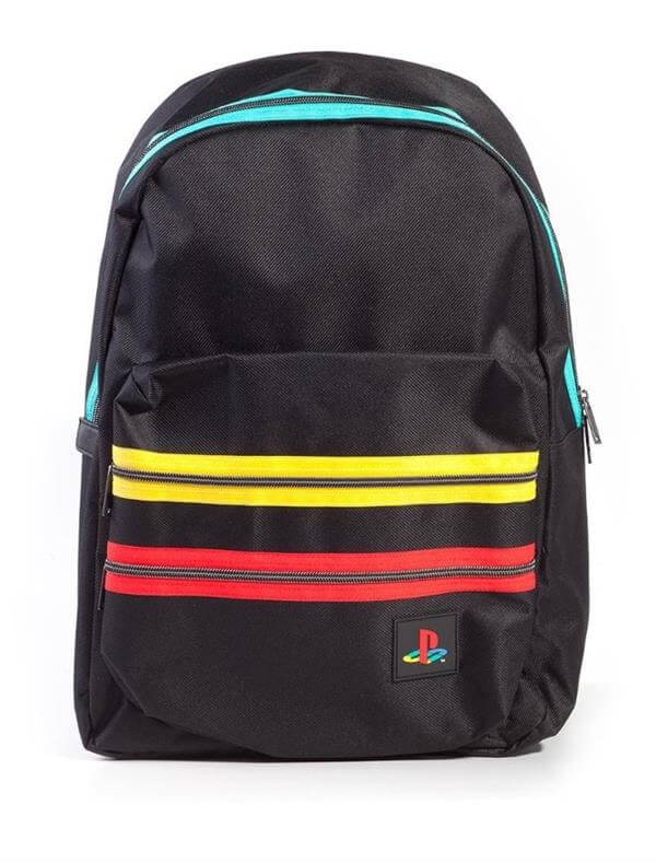 תיק גב Playstation - Black Retro Logo