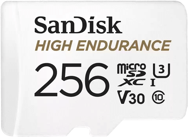 כרטיס זכרון High Endurance MicroSDHC 256GB Sandisk