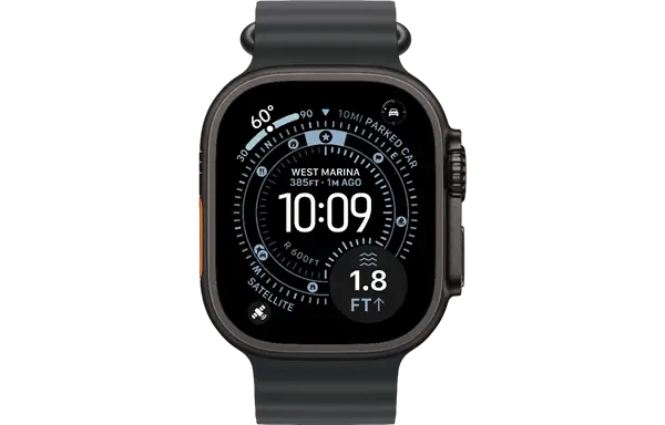 שעון חכם 49mm Watch Ultra 3 GPS+Cell Black Titanium|Black Band thumbnail