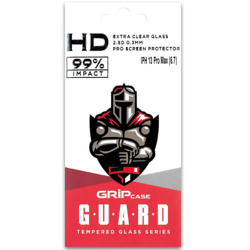 מגן מסך זכוכית ל- iPhone 13 Pro Max Slim Glass GripCase