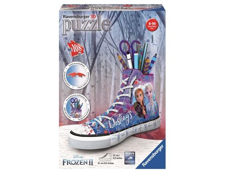 פאזל תלת מימד - 108 חלקים - סניקרס - FROZEN 2 Ravensburger