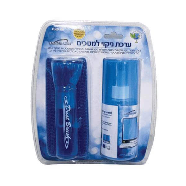 ערכת ניקוי למסכים 200 מ"ל XT-427 Silver Line
