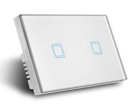 מתג חכם לתאורה 2 מפסקים Semicom Switch
