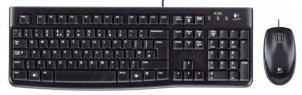 מקלדת ועכברברוסית LOGITECH DESKTOP SET MK-120