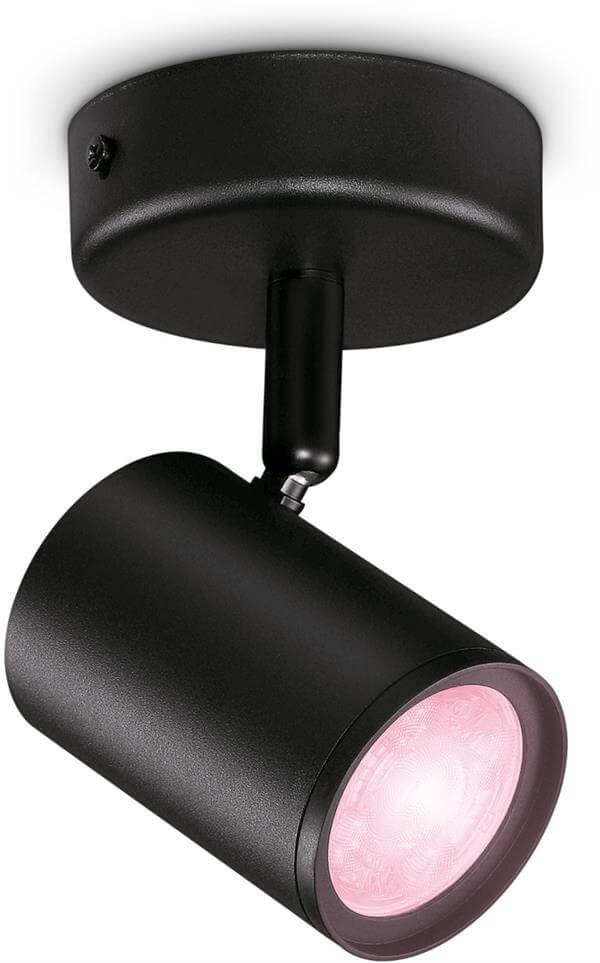 גוף תאורה חכם Imageo Spot 1x5W B 22-65K GU10 RGB Wiz