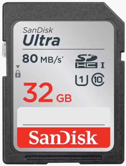 כרטיס זיכרון  Ultra 32GB SDHC 100MB/s Sandisk