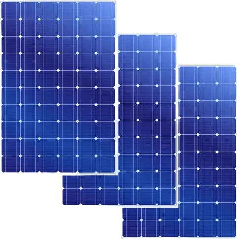 סט 3 פאנלים סולארייםכולל מתאמים ומפצל MC4 PARALEL EFP540WX3 ECOFLOW