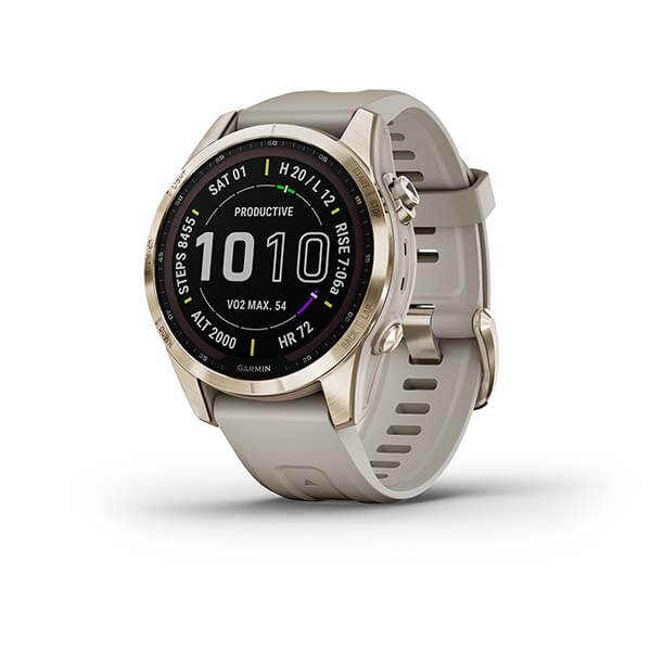 שעון חכם סולארי + זכוכית ספיר Fenix 7s Garmin