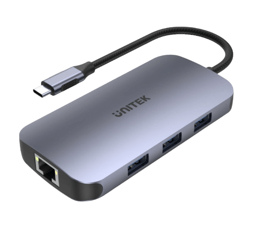 תחנת עגינה למחשב נייד  D1022A SDC4.0/USB-C/USB3.0X2/RJ-45/HDMI UNITEK 
