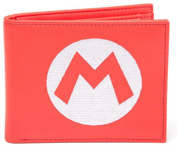 ארנק אדום עם סמל Super Mario Nintendo