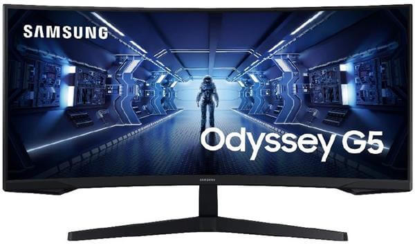 מסך מחשב גיימינג "C34G55TWWR Odyssey 34 Samsung