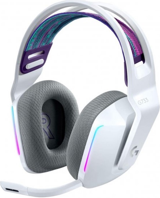 אוזניות גיימינג אלחוטיות G733 Lightspeed RGB Logitech