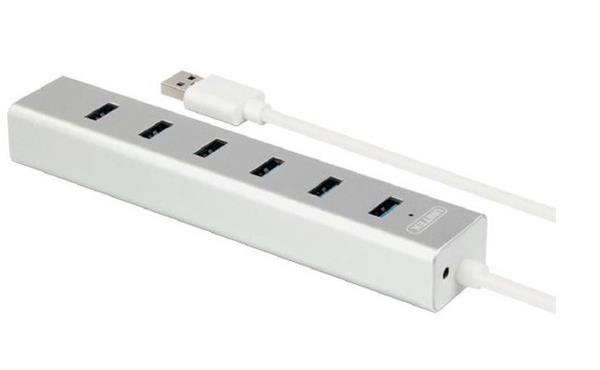 מפצל כולל ספק כח USB 3.0 7 PORT UNITEK 
