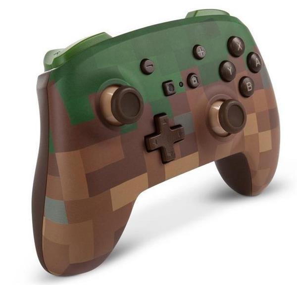 בקר אלחוטי ממותג N.S.W Minecraft Grass PowerA