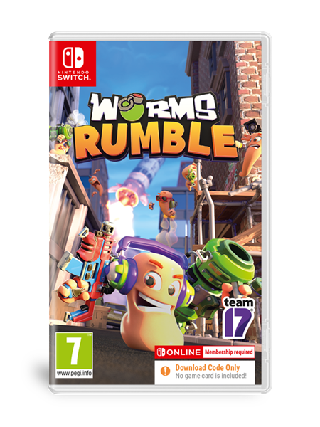 Worms Rumble Code in Box Nintendo Switch