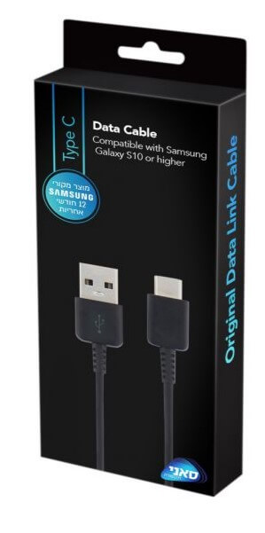כבל נתונים מקורי  Type C Samsung