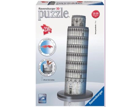 פאזל תלת - מימד 216 חלקים - מגדל פיזה Ravensburger