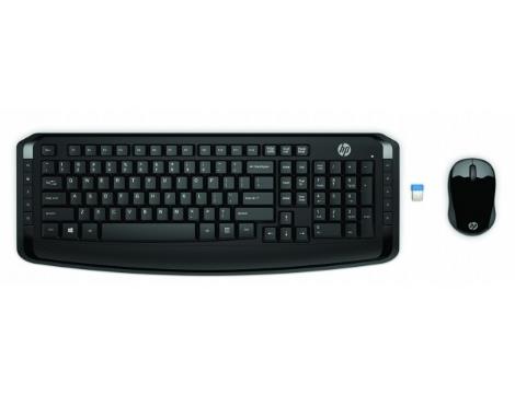 מקלדת ועכבר Wireless Keyboard and Mouse 300  HP
