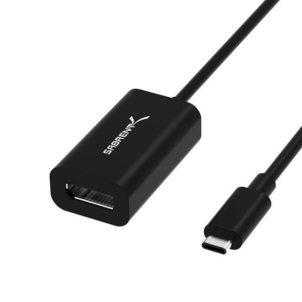 מתאם  USB 3.1 Type-C ל-DisplayPort  Sabrent