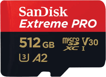 כרטיס זיכרון 64GB Extreme Pro microSDXC 200MB/s Sandisk