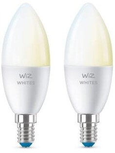 זוג נורות נר חכמות C37 E14 TW Wiz