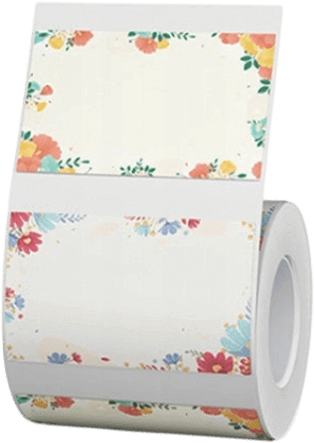 מדבקות פרחוניות 230 יחידות 50x30 מ"מ NIIMBOT