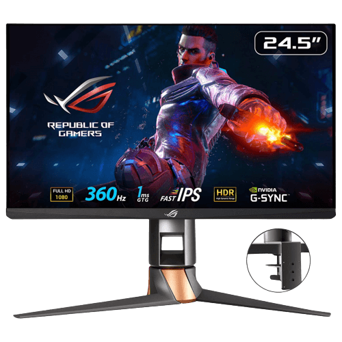 מסך מחשב גיימינג "24.5 PG259QNR Gaming BK/1ms/EU/HDMI+DP Asus