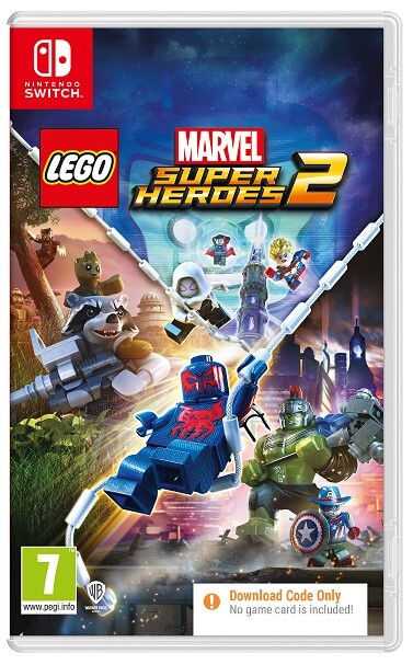 Lego Marvel Superheroes 2 Code in Box Nintendo Switch