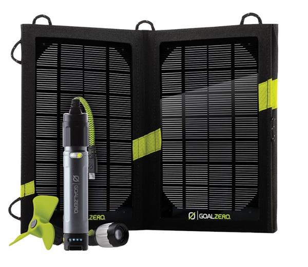קיט סולארי כולל סוללה+פאנל+מאוורר+פנס SWITCH10 GoalZero