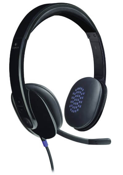 אוזניות+מיק USB Headset H540  Logitech