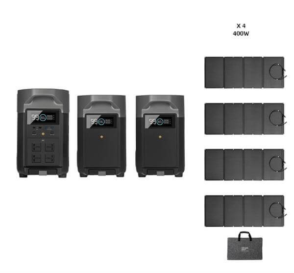 מערכת סולארית היברידית DELTA3600PRO2EB1600 HYBRID SYSTEM ECO EURO