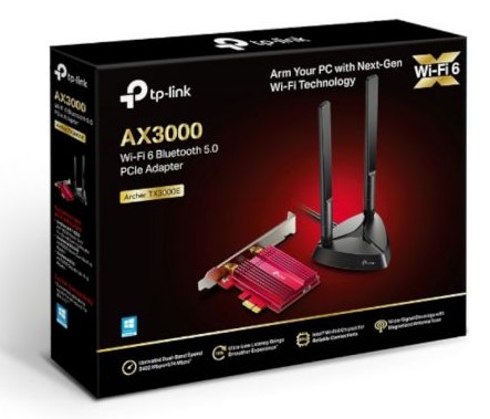 כרטיס רשת TP-Link Archer TX3000E AX3000 WIFI6 PCI-E TP-Link