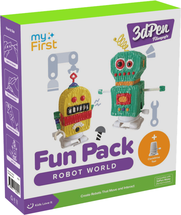 פילמנט לעט תלת מימד Robot World myFirst