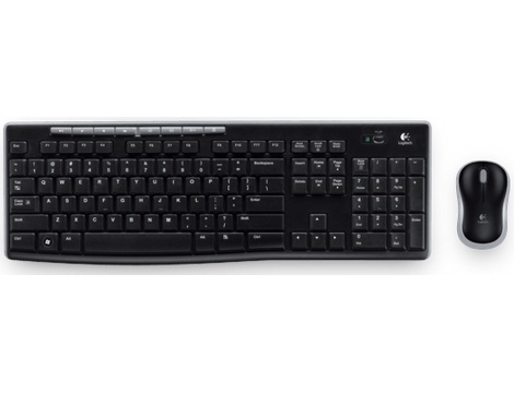 מקלדת ועכבר MK270 כולל ערבית Logitech