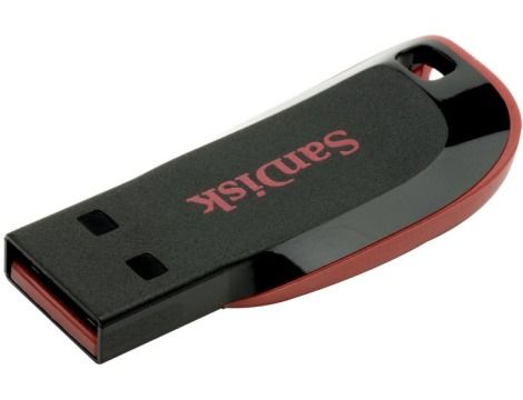 זיכרון נייד  Cruzer Blade 16GB Sandisk