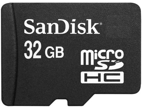 כרטיס זיכרון  microSD 32GB Sandisk