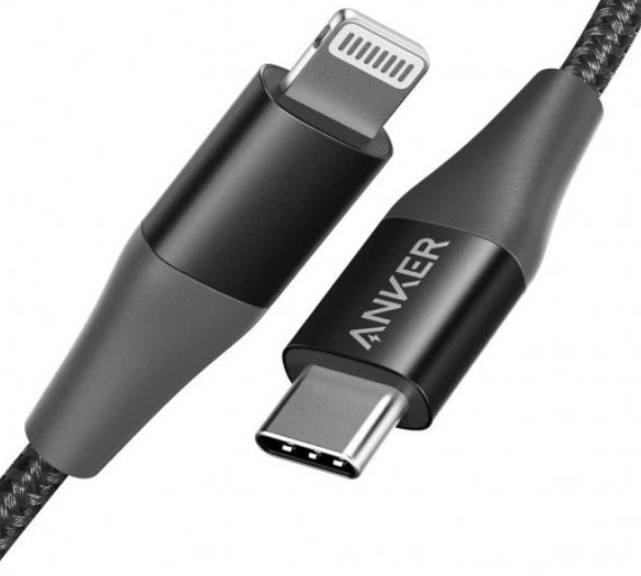 כבל סנכרון וטעינה  POWERLINE II USB Type-C to Lightning Anker