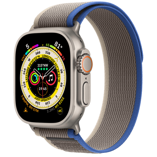 שעון חכם Watch Ultra GPS + Cellular 49mm Titanium Trail Apple