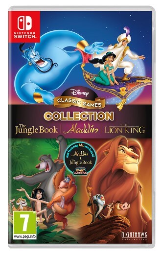 Disney Classic Games Collection The Jungle Book, Aladdin and The Lion King Nintendo Switch