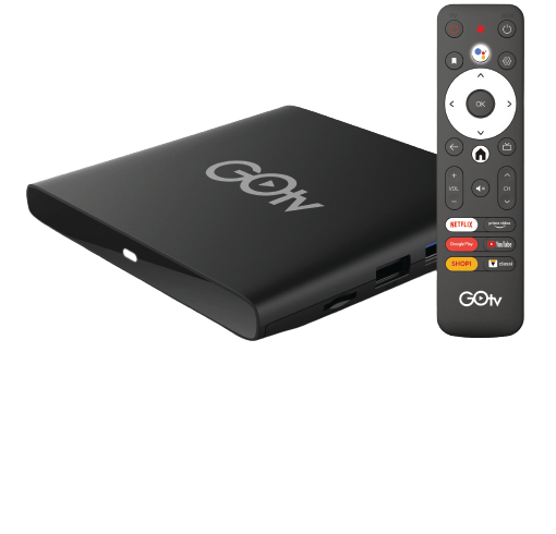 סטרימר 4K Android TV (LAN+) GO TV