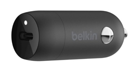 מטען רכב לטעינה מהירה USB-C 18W Belkin