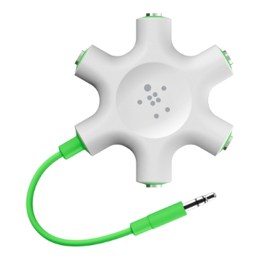 מפצל אוזניות גמיש חיבור 3.5mm Belkin