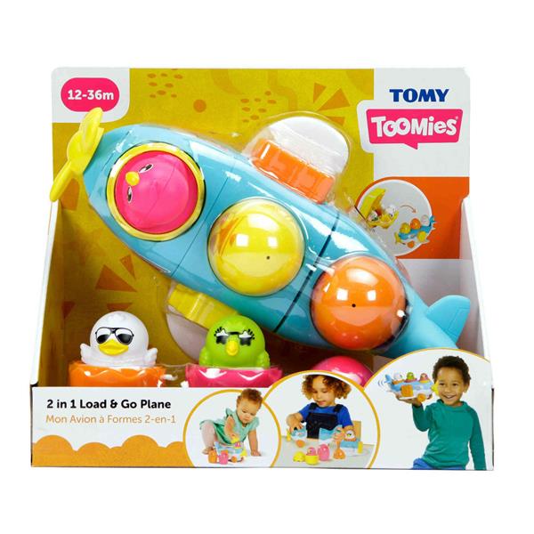 2 ב-1 מטוס ביצים צבעוניות TOMY