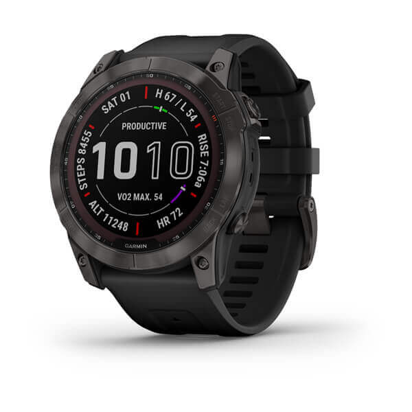 שעון חכם סולארי + זכוכית ספיר Fenix 7x Garmin