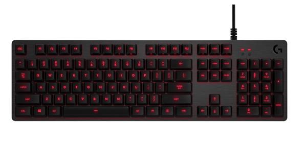 מקלדת גיימינג מכאנית חוטית Gaming Meca Carbon - G413  Logitech